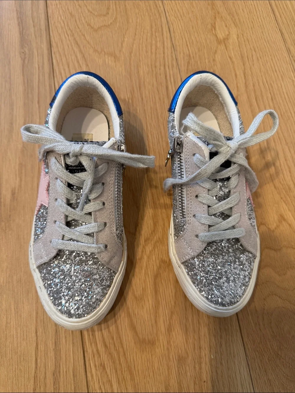 Vintage Havana Blair Silver Glitter Sneaker